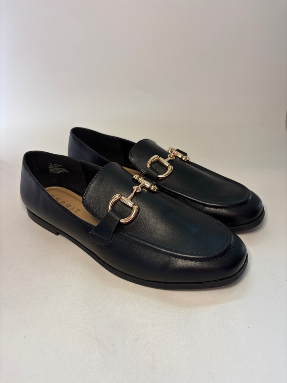 Esprit Britney Women's Loafer Flats With Horsebit Detail Size 11